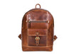 Sagunto Leather Backpack - Walnut Brown - Aaron Leather Goods