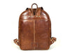Sagunto Leather Backpack - Walnut Brown - Aaron Leather Goods