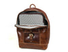 Sagunto Leather Backpack - Walnut Brown - Aaron Leather Goods