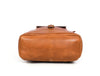 Sagunto Leather Backpack - Caramel Brown - Aaron Leather Goods