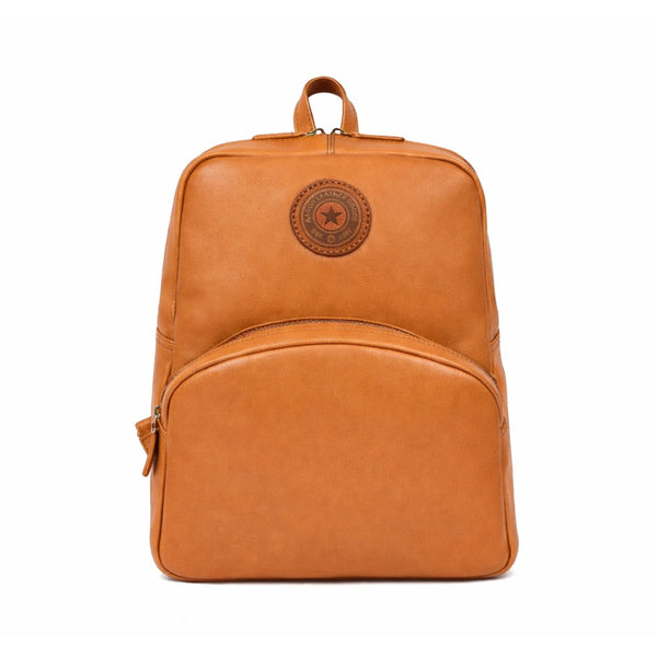Brown Leather Backpack for Work, Travel & Everyday Use - Aaron Leather Goods