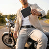 Chandler Leather Belt & Wallet Gift Combo - Aaron Leather Goods Inc