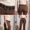 Conway Leather Belt - Black - Aaron Leather Goods Inc