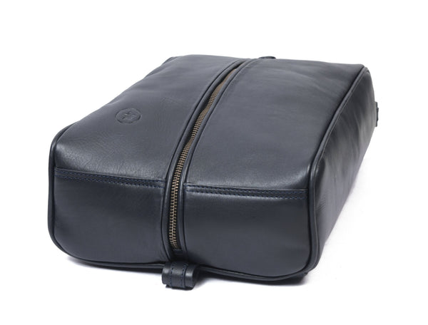 Elegant Black Leather Shoe Bag – Travel Ready - Aaron Leather Goods