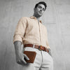 Frisco Leather Belt & Wallet Gift Combo - Aaron Leather Goods Inc