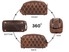 Ample Glide Quilted Leather Toiletry Bag - Aaron Leather Goods