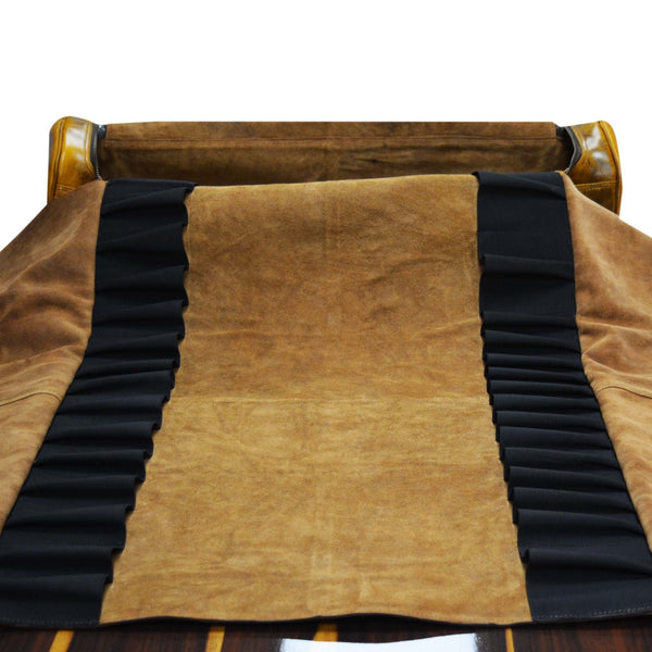 Full Grain Leather Chef Knife Roll Bag – Professional Culinary Storage & Travel Case - Aaron Leather Goods Inc