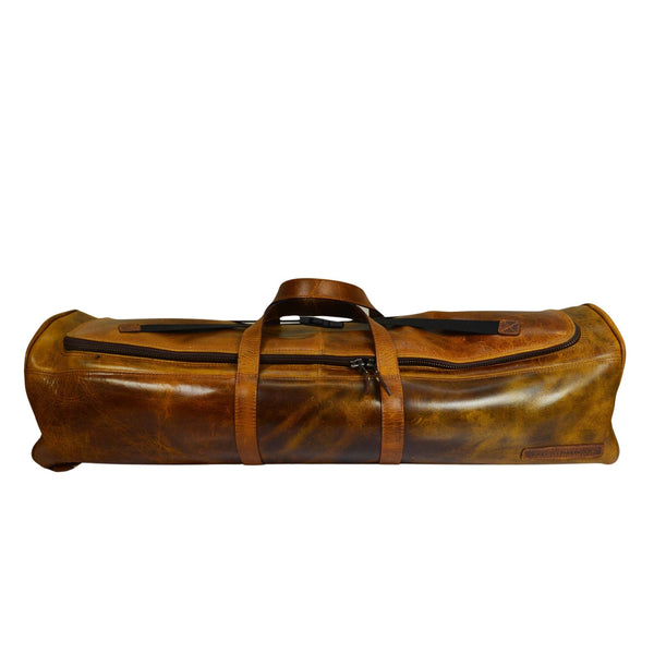 Full Grain Leather Chef Knife Roll Bag – Professional Culinary Storage & Travel Case - Aaron Leather Goods Inc