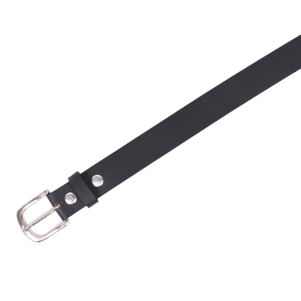 Handcrafted Textured Black Genuine Leather Belt for Men – Premium Saffiano Leather Dress & Casual Belt with Gift Box - Aaron Leather Goods Inc