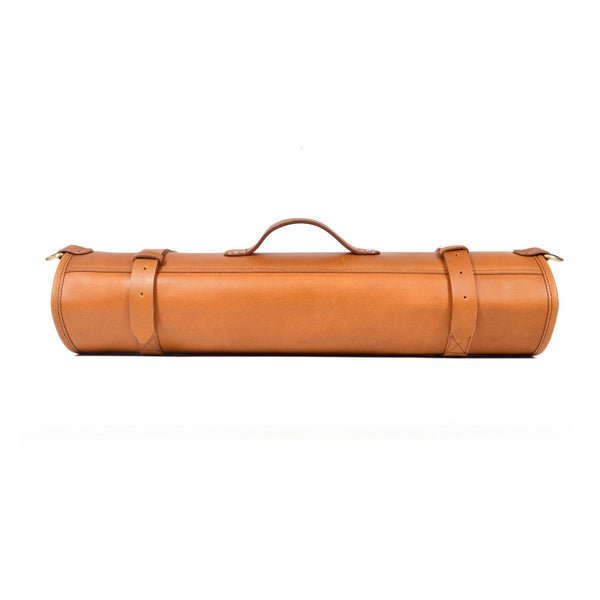 Handmade Leather Knife Roll Bag – Chef Knife Storage & Travel Organizer - Aaron Leather Goods Inc