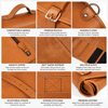 Handmade Leather Knife Roll Bag – Chef Knife Storage & Travel Organizer - Aaron Leather Goods Inc