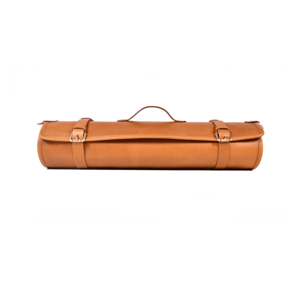 Handmade Leather Knife Roll Bag – Chef Knife Storage & Travel Organizer - Aaron Leather Goods Inc
