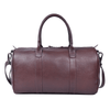 HeritageCraft Full - Grain Leather Duffle Bag – Vintage Brown Travel & Gym Bag for Men - Aaron Leather Goods
