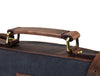 Malaga Canvas Knife Roll - Distressed Grey - Aaron Leather Goods