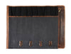 Malaga Canvas Knife Roll - Distressed Grey - Aaron Leather Goods