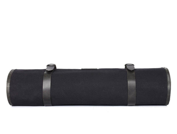 Malaga Canvas Knife Roll - Black - Aaron Leather Goods