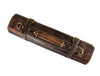 Tuscania Leather Knife Roll - Walnut Brown - Aaron Leather Goods