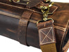 Tuscania Leather Knife Roll - Walnut Brown - Aaron Leather Goods
