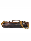 Tuscania Leather Knife Roll - Walnut Brown - Aaron Leather Goods