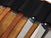 Tuscania Leather Knife Roll - Walnut Brown - Aaron Leather Goods