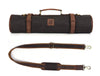Malaga Canvas Knife Roll - Grey - Aaron Leather Goods