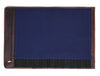 Malaga Canvas Knife Roll - Navy Blue - Aaron Leather Goods