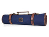 Malaga Canvas Knife Roll - Navy Blue - Aaron Leather Goods