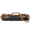 Tuscania Leather Knife Roll - Walnut Brown - Aaron Leather Goods