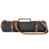 Malaga Canvas Knife Roll - Distressed Grey - Aaron Leather Goods