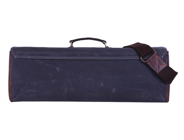 Vendome Canvas Knife Roll & Bag Combo - Grey - Aaron Leather Goods