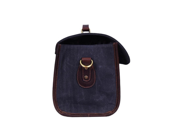 Vendome Canvas Knife Roll & Bag Combo - Grey - Aaron Leather Goods