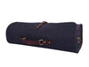 Vendome Canvas Knife Roll & Bag Combo - Grey - Aaron Leather Goods
