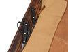 Vicenza Leather Knife Roll - Caramel Brown - Aaron Leather Goods