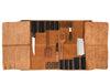 Vinceza Leather Knife Roll & Bag Combo - Tawny Brown - Aaron Leather Goods