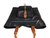 Abston Travel Tote Bag - Raven Black - Aaron Leather Goods