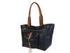 Abston Travel Tote Bag - Raven Black - Aaron Leather Goods