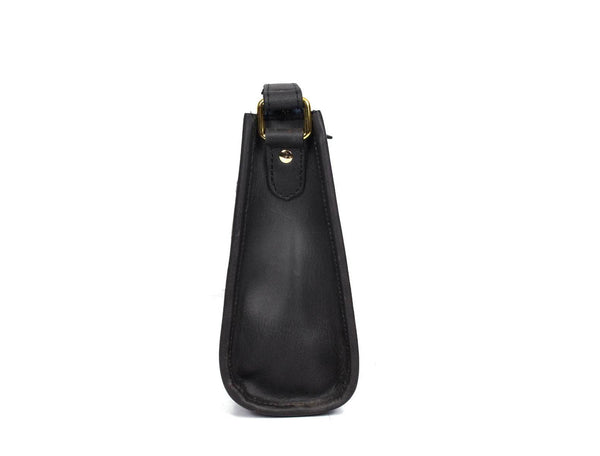 Madison Ladies Handmade Bag - Raven Black - Aaron Leather Goods