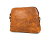 Requena Leather Crossbody Bag - Caramel Brown - Aaron Leather Goods