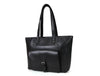 Brittany Travel Tote Bag – Raven Black - Aaron Leather Goods
