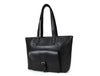 Brittany Travel Tote Bag – Raven Black - Aaron Leather Goods