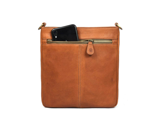 Havana Sling Bag - Caramel Brown - Aaron Leather Goods