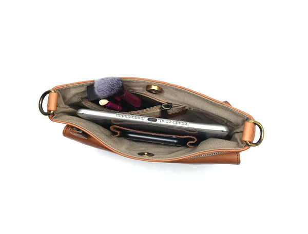 Havana Sling Bag - Caramel Brown - Aaron Leather Goods
