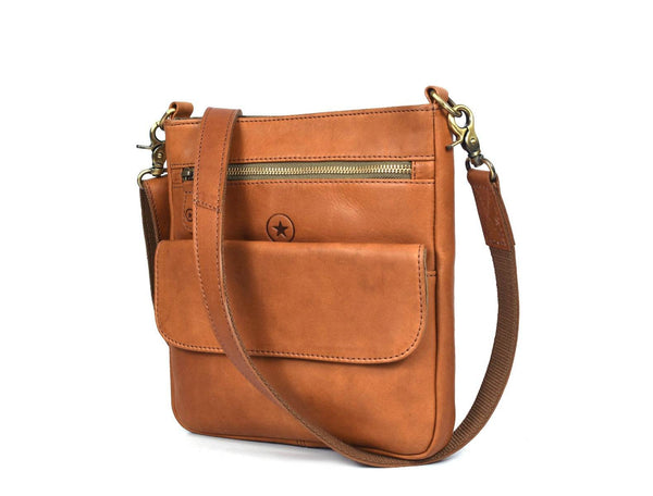 Havana Sling Bag - Caramel Brown - Aaron Leather Goods