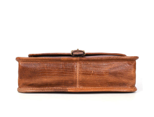 Ourense Leather Crossbody Bag - Gingerbread - Aaron Leather Goods