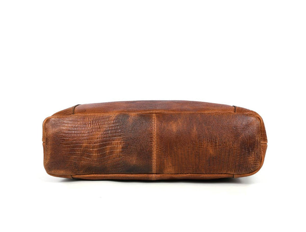 Mieres Travel Tote Bag Combo – Gingerbread - Aaron Leather Goods