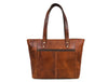 Mieres Travel Tote Bag Combo – Gingerbread - Aaron Leather Goods