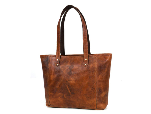 Mieres Travel Tote Bag Combo – Gingerbread - Aaron Leather Goods