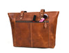 Mieres Travel Tote Bag Combo – Gingerbread - Aaron Leather Goods