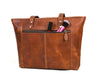 Mieres Travel Tote Bag Combo – Gingerbread - Aaron Leather Goods