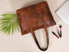 Mieres Travel Tote Bag Combo – Gingerbread - Aaron Leather Goods
